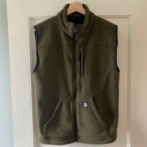 Carhartt Men's Forest Green Fleece Lined Vest